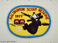 Click to enlarge 1977 Haliburton Scout Reserve